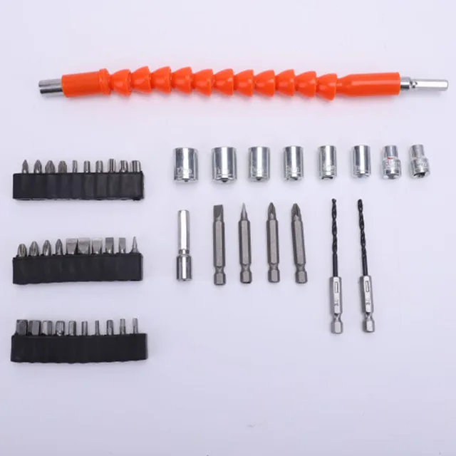 
Spot Wholesale USB Rechargeable Lithium Battery Plastic Box Mini Electrical Screw Driver Set 