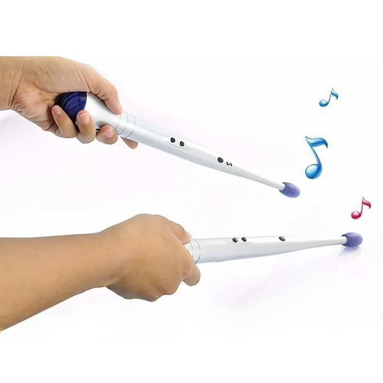 
Hot selling plastic toy musical instrument air drum stick digital jazz music drumsticks children best gift for early educational 