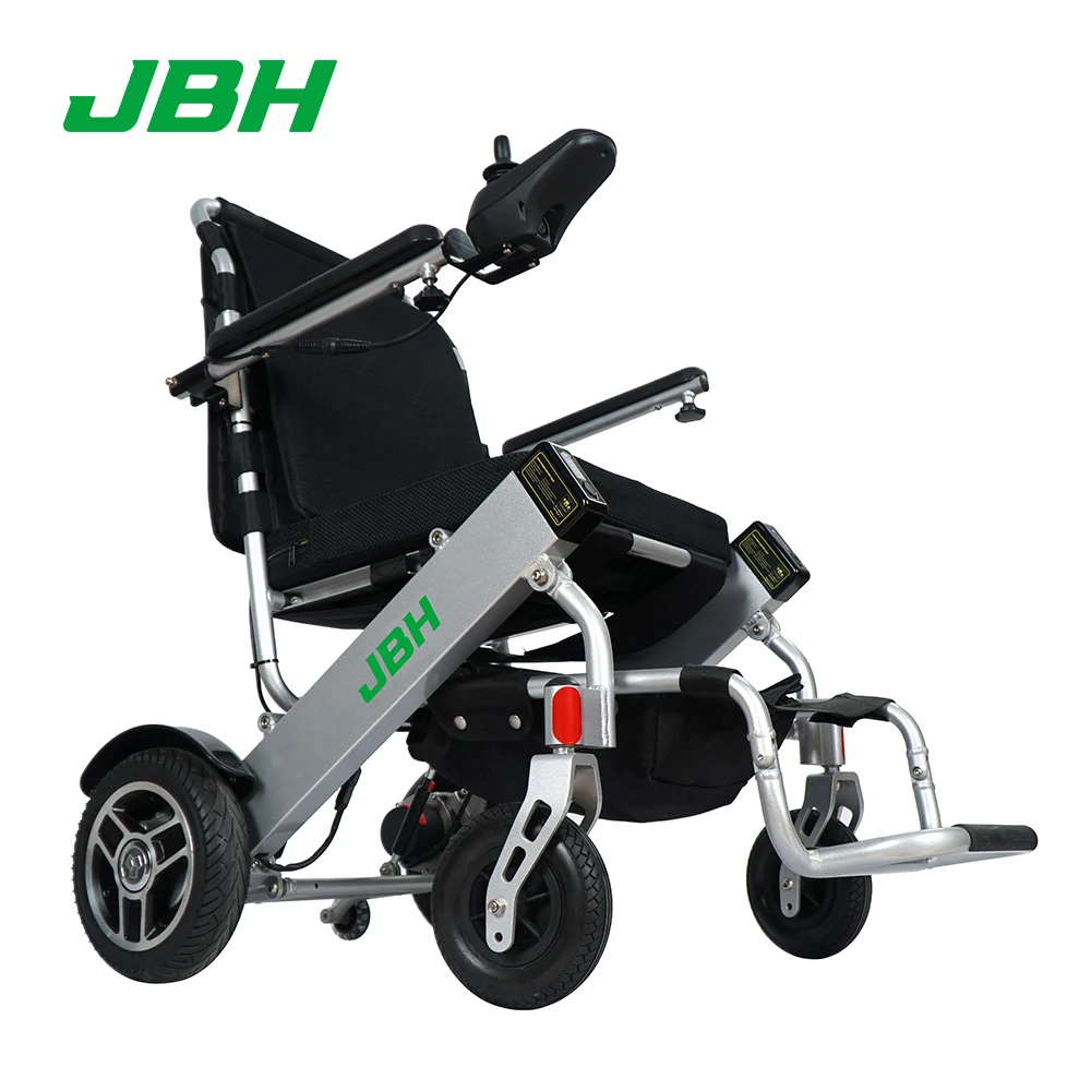 height adjustable seat  lithium battery folding lightweight electric wheelchair