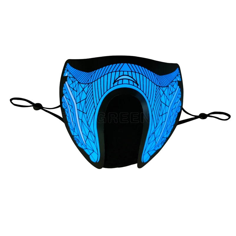 cool light new design led face mask led Halloween party mask