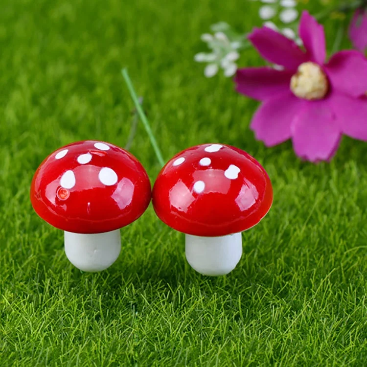 Simulation plant foam color small mushroom micro landscape potted bonsai decoration accessories 	fake mushroom for decoration