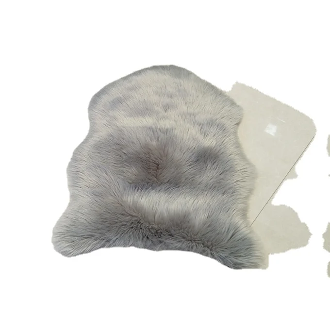 2*3ft plush fur area rug nursery sheepskin pelts premium tibetan fur rug