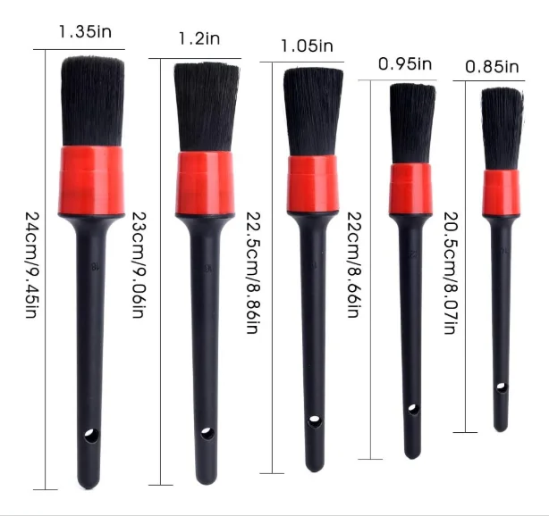 13Pcs Detailing Brush Set Car Detailing Kit for Auto Detailing Cleaning Car Motorcycle Interior Air Vents