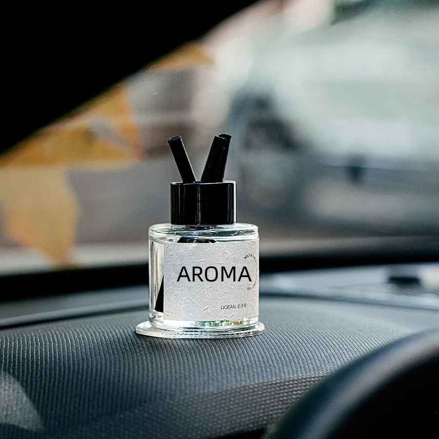 AROMA HOME Air Freshener Scent 50ml Glass Bottle Home Dor Fragrance  Aromatherapy Essential Oil Car Cubicles Reed Diffuser