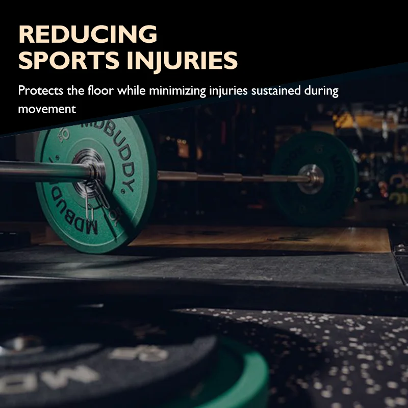 Anti-Skid And Wear-Resistant For Workout Rubber Mat For Indoor Playground Flooring Gym Rubber Flooring