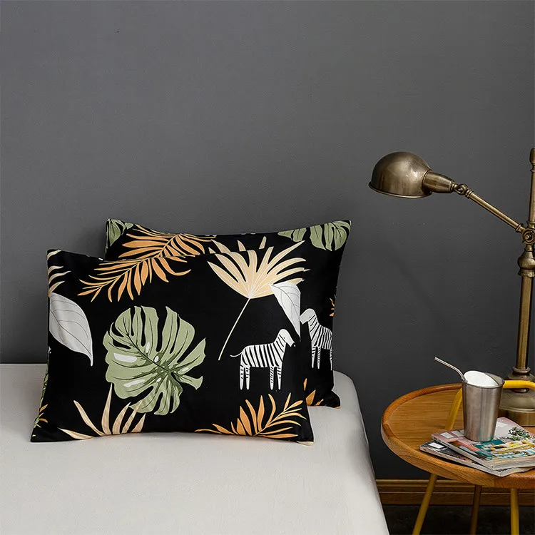 Luxury Manufacture ALL SIZE 3D Design Fitted Bed Sheet Silk Bedding Set