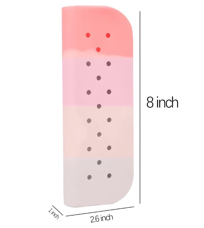 Silicone Pencil Case Small Breathable Pencil Pouch Aesthetic for Student Pencil Pouch and Women Makeup Pouch