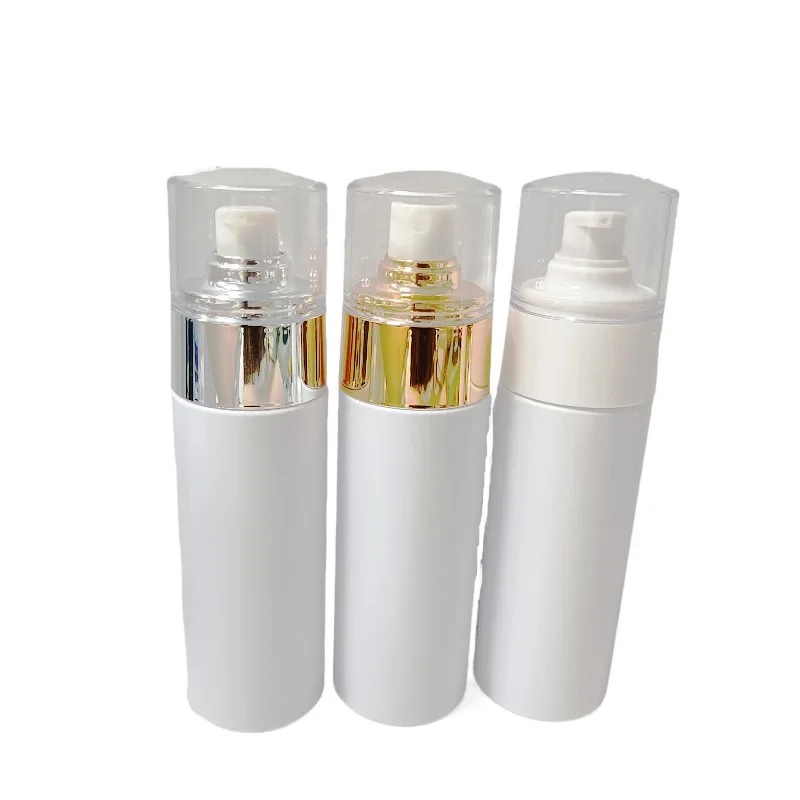 Electroplated gold and silver cosmetics essence lotion bottle sunscreen spray bottle body milk sub bottle