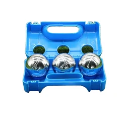 Hot Sale with Case Petanque Boules Ball Pool Red Wooden Case, Then Packing in Carton Steel with Chrome Plating 1000 Sets Xingang