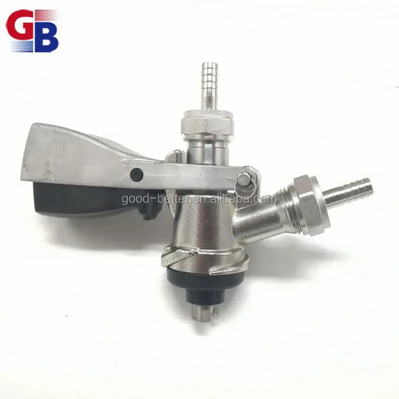 GB Hot selling brass chrome plated S system keg spear valve with G1/2 Thread