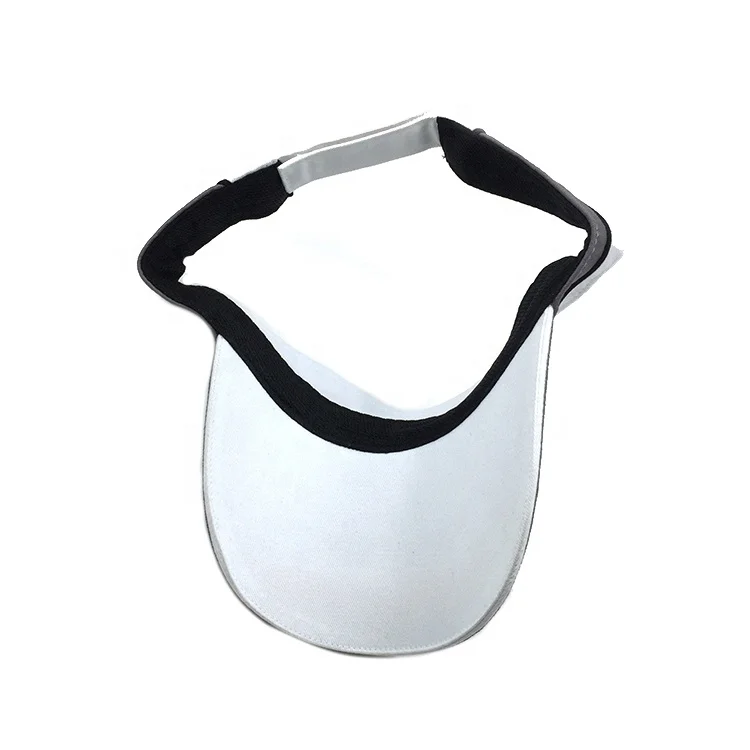 Custom Blank 3D Embroidery High Quality Patch Work Pipping Cotton Golf Sun Visor for Man