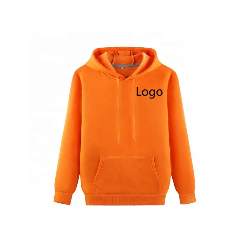High Quality Cotton Pullover Mens Hoodies Custom Logo printing or embroidery