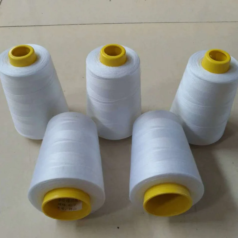 Custom colors overlock thread 100% polyester 40S/2 clothing top stitching sewing threads for home sewing machine