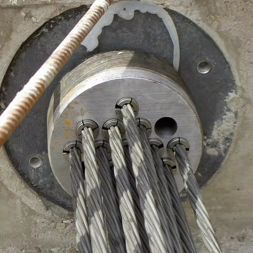 Post Tensioning wedge anchors Pc Steel Wire Anchorag for Post Tension Construction Building Anchorage pc wire barrel and wedges