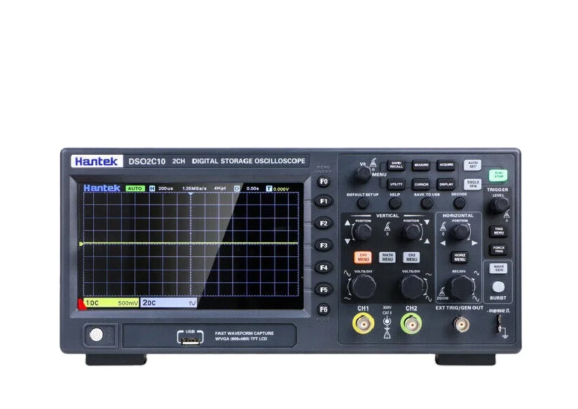 Hantek Dso2c10 Digital Oscilloscope Dual Channel 100mhz Bandwidth Handheld Economical Oscilloscope