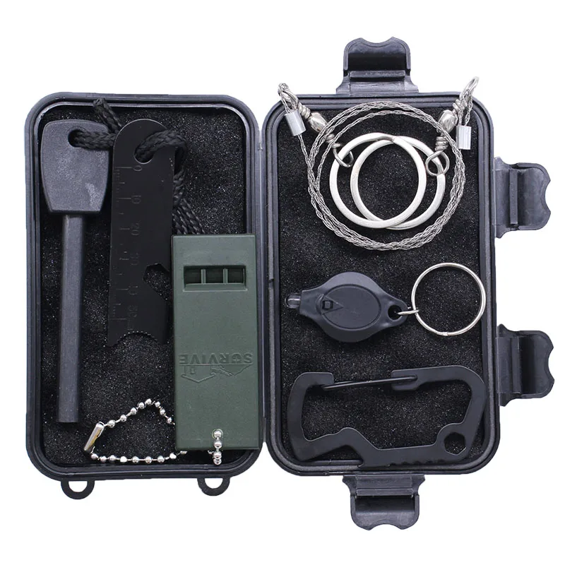 Альпинизм самопомощь ножи кемпинг дикой природы на открытом воздухе набор для выживания