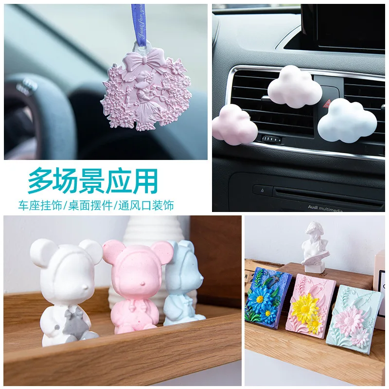 Model Gypsum Powder White Art Sculpture Aromatherapy Gypsum Fragrant Stone Handmade DIY Gypsum Powder