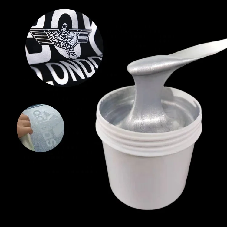 Textile gold metallic ink  Golden Paste  for  Garment Screen Printing