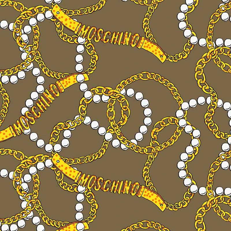 100% polyester peach skin print fabric