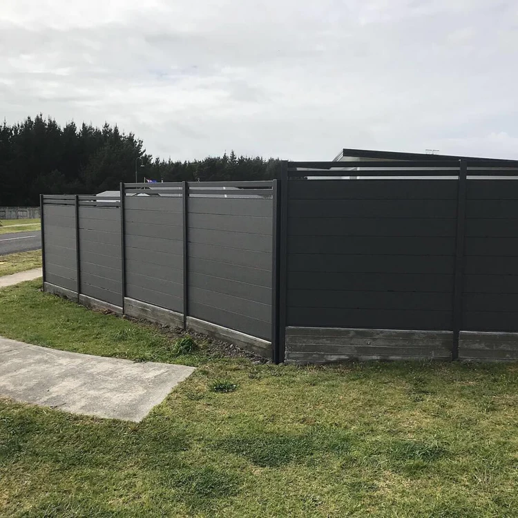 Eco-Friendly Anti-Slip Composite Privacy Fence Outdoor Safety Barrier WPC fence