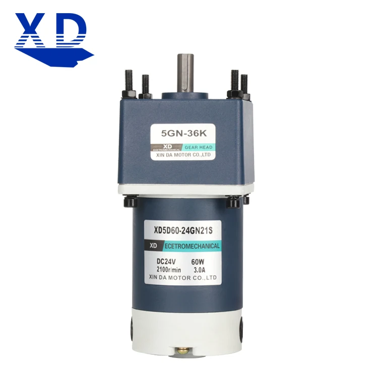 12V  24V DC reduction motor 60W large torque micro motor gear slow speed electric bike 12v  kinmore 12v 775 dc motor