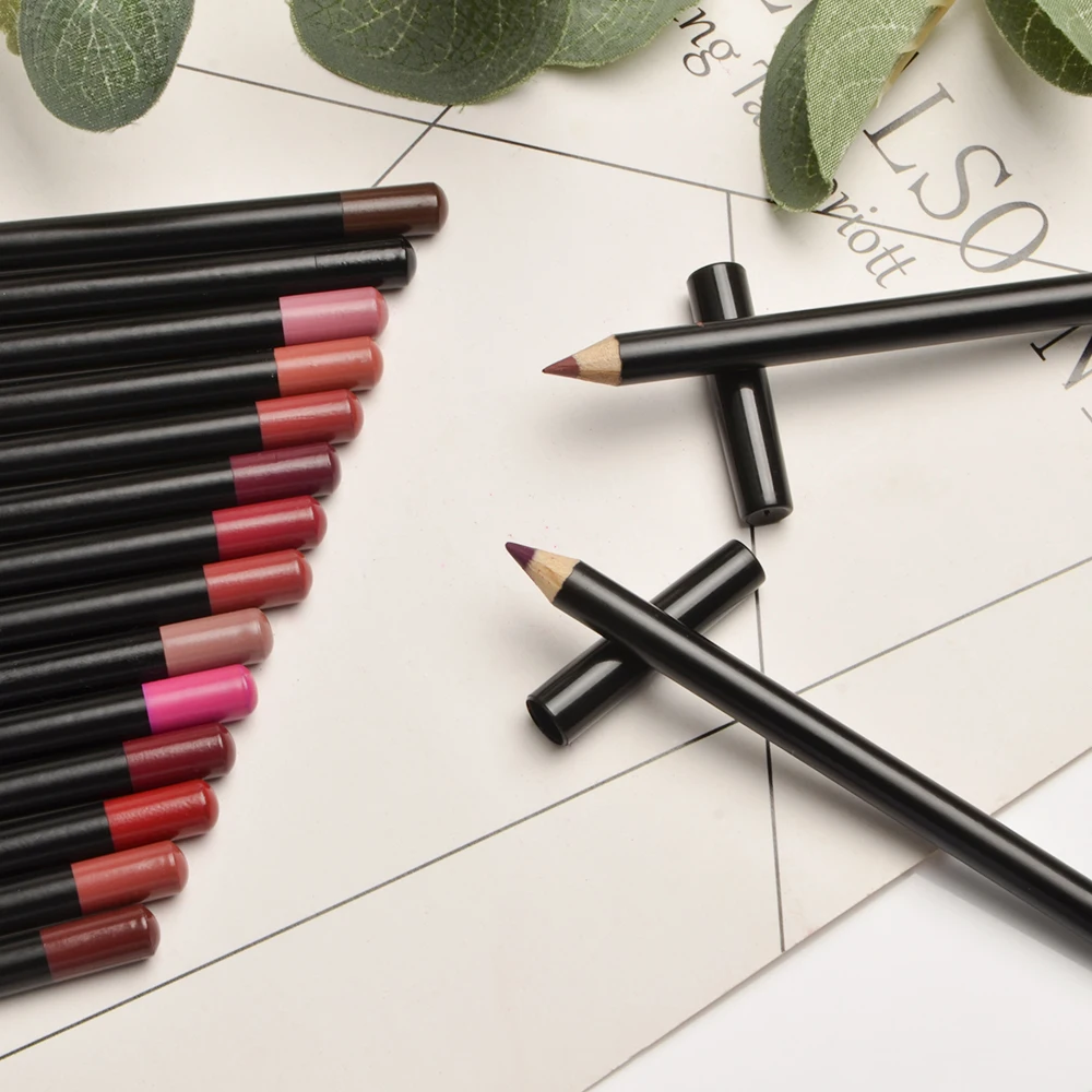 Custom Lip Liner Pencil Private Label High Pigment Matte Waterproof Lip Liner
