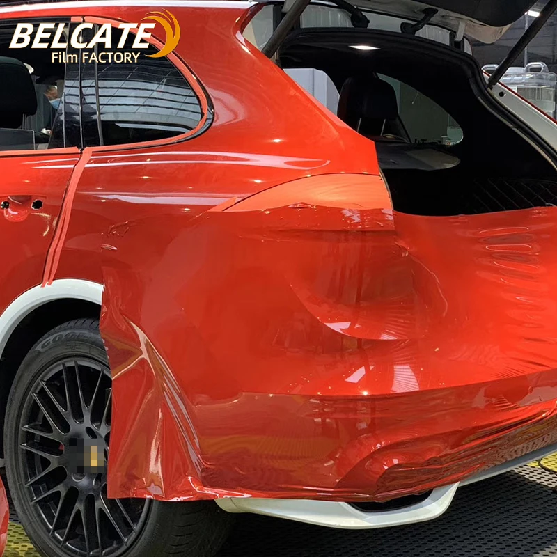 Factory wholesale 1.52*18m Crystal carmine auto film car wrap vinyl Vehicles stickers