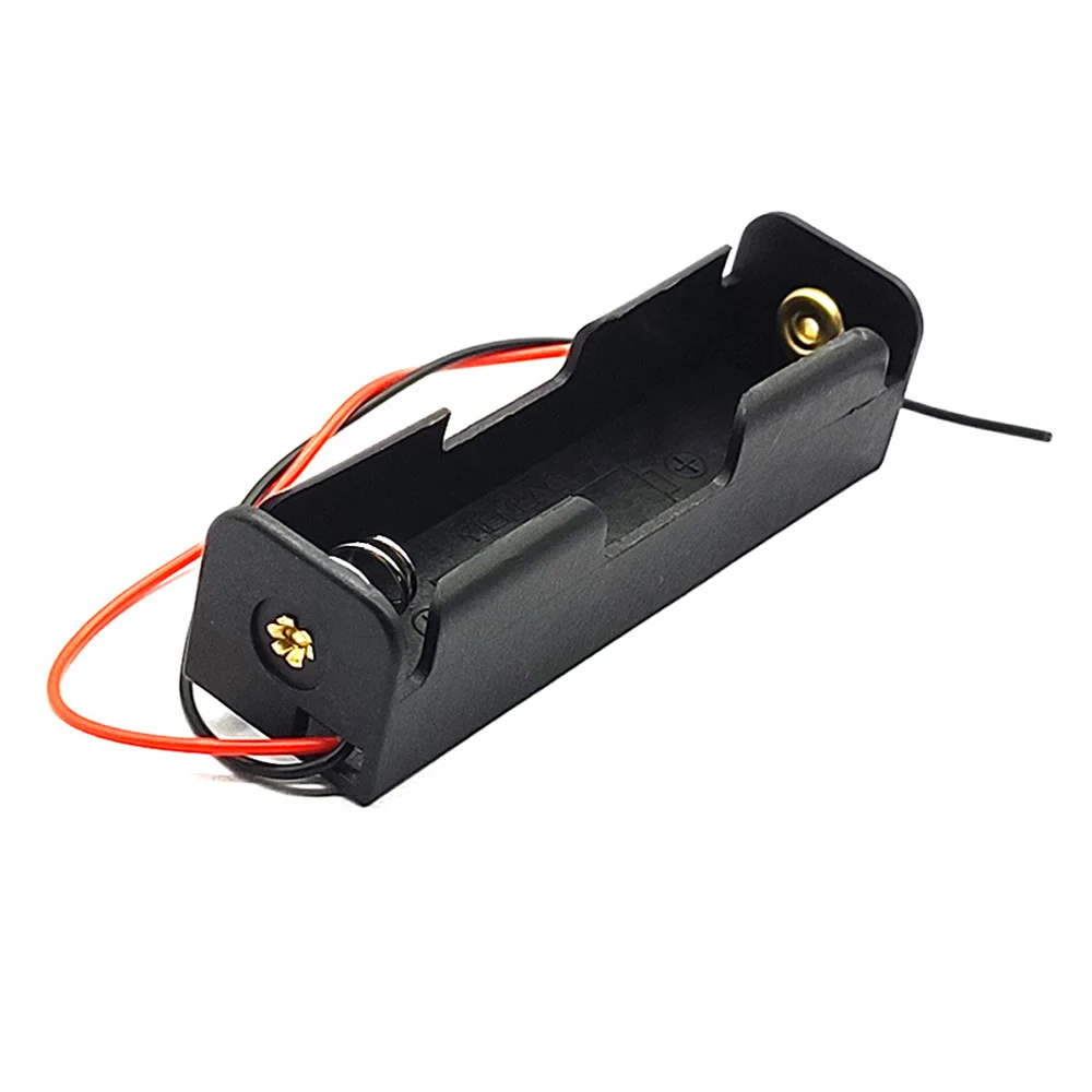 18650 Battery Case Holder 1*18650 3.7V Battery Storage Box Batteries Container with Wire Leads