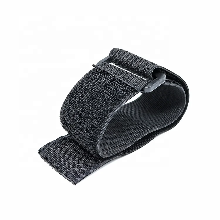 Self Adhesive Fastening Cable Ties Sticky Back Strip Plastic Buckle Adjustable Elastic Hook and Loop Strap With Buckle