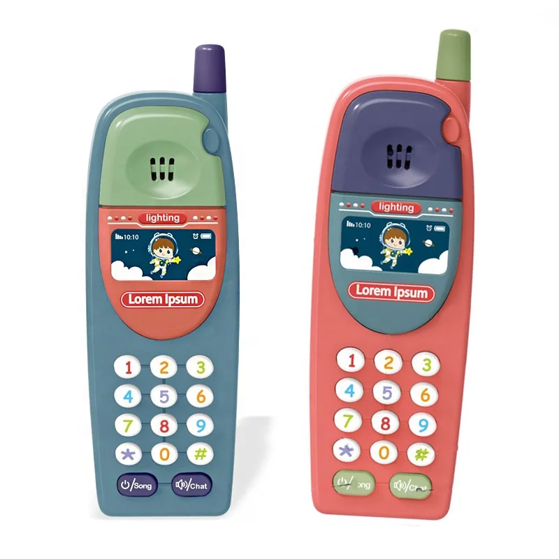 Cheap promotion gift kids music mobile phone toy musical baby toy cell phone