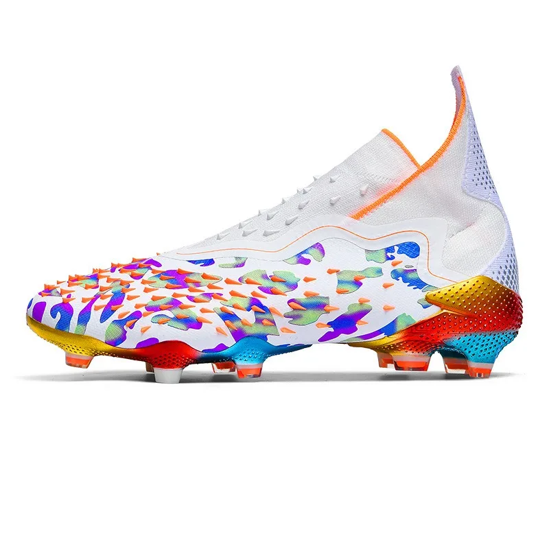 High Top Soccer Boots FG Spikes Professional Soccer Boots for Men and Women