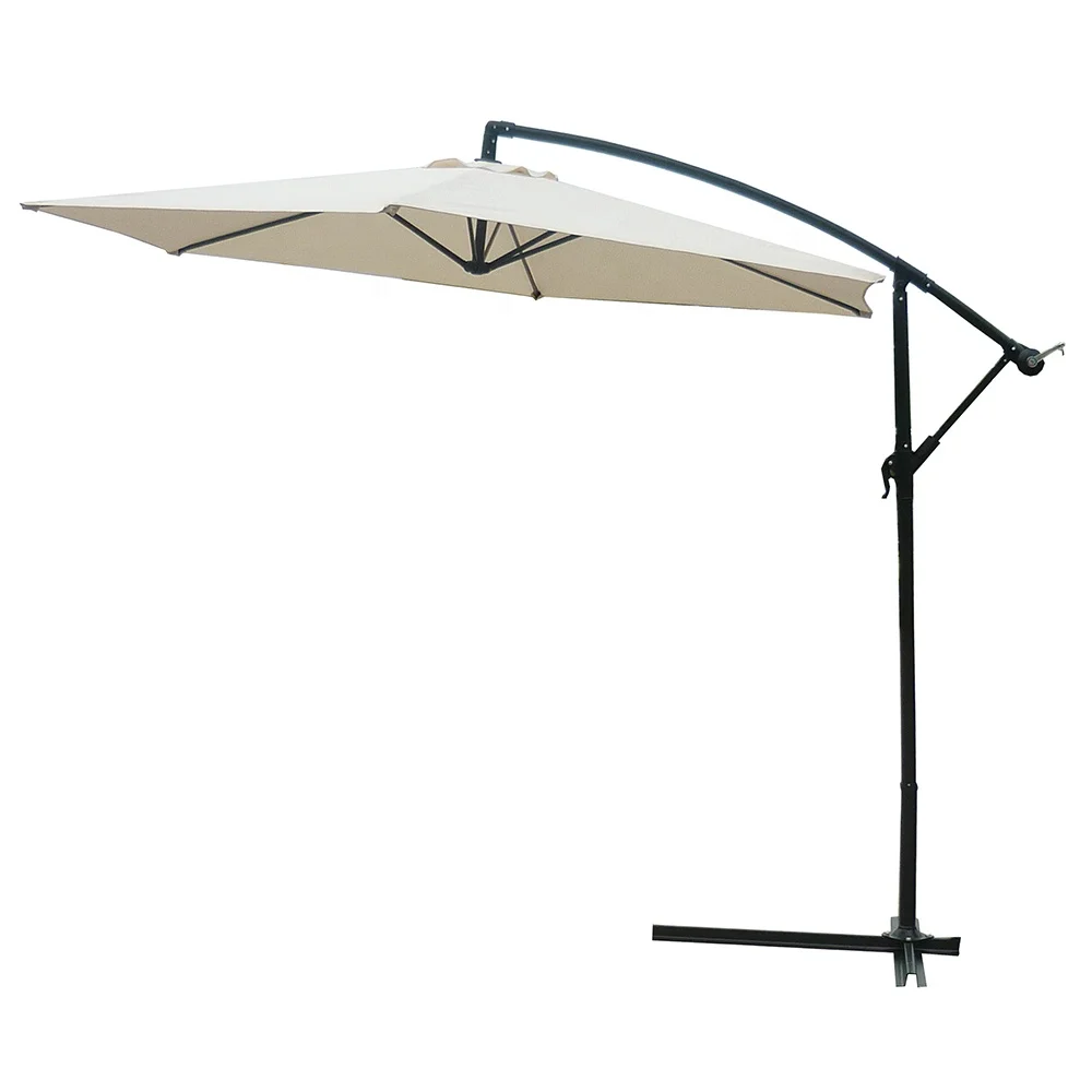 Dia 3M round shape hanging banana parasol outdoor umbrellas