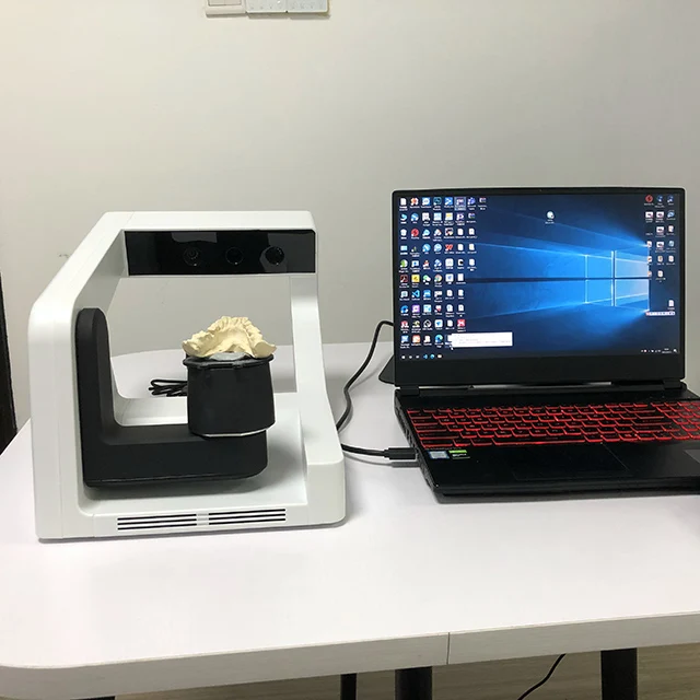 Стоматологическая лаборатория синий свет 3D сканер с программным обеспечением Exocad для стоматологической