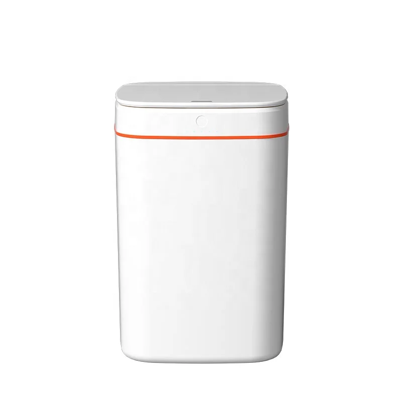 2022 New Induction 20L Touch-Free Rectangular Smart Waste Bins Automatic Trash Can