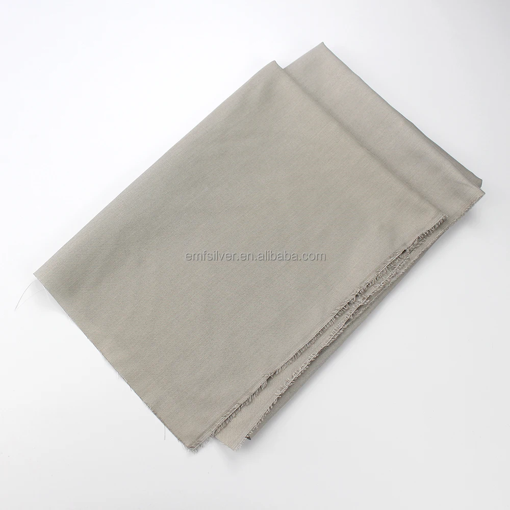 EMF SHIELDING silver fiber fabric anti radiation used for clothing lining and bed sheet
