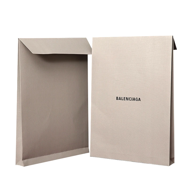 Custom Flat Bottom Expandable Mailing Shipping Bags Custom Autohesion Cardboard Envelopes