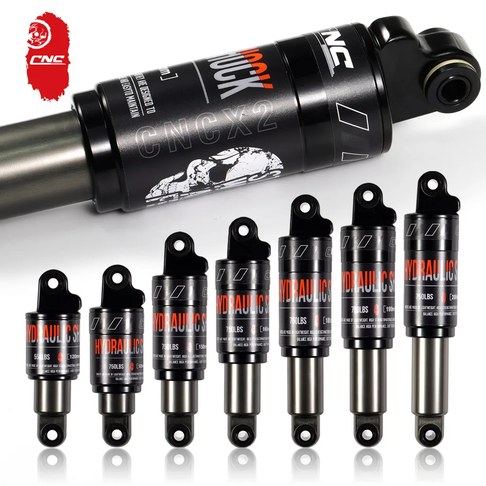 With Screw Rear Shock 24mm Bushing Hole 8mm Bushing Cycling Parts MTB Bike Mountain Bicycle Shock Absorber 2022 New