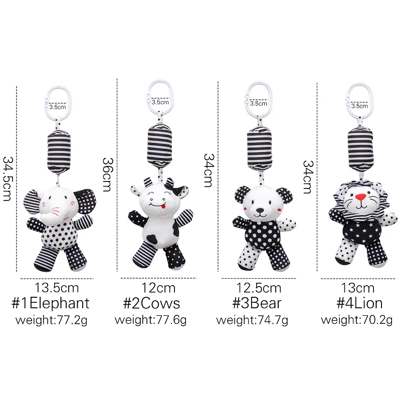 Изысканная ручная работа детская активность животное кроватка колокольчик подвеска подставка детский мобильный телефон