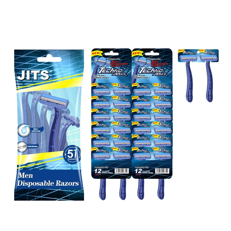 twin stainless steel blades Manual Disposable Shaving Razor for men shaving