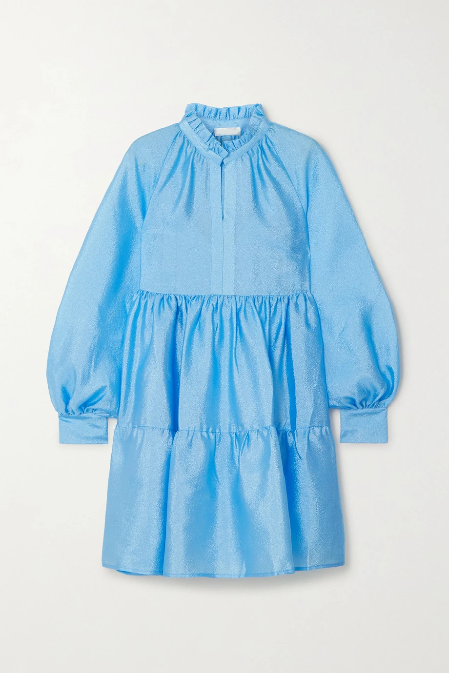 New arrivals trending products fashion lady party tiered ruffle mini women dress