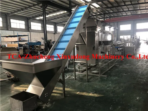 300kg/h 500kg/h 1000kg/h potato chips making machine fully automatic