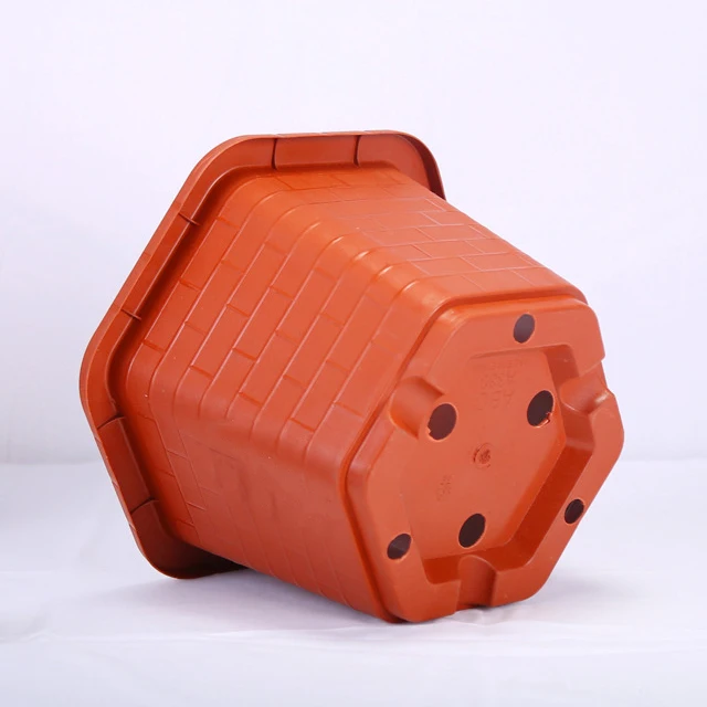Our factory directly sells thickened plastic flowerpots and hexagonal flowerpots for planting flowers and vegetables