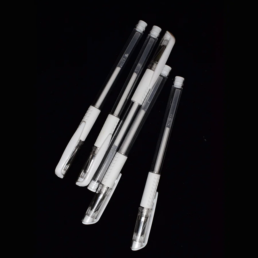 Private Label  Eyebrow Permanent Makeup Marker Pen Refillable Surgical Skin White Gel Ink Marker Pen Microblading Tool
