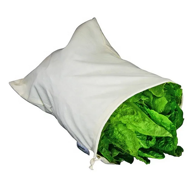 Sopurrrdy Reusable organic cotton muslin produce bag