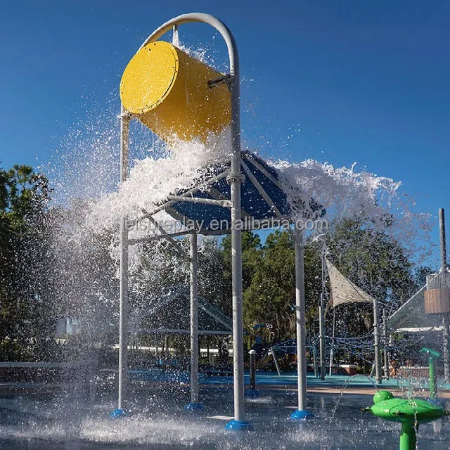 Out door splash  water play Equipment water playground funny for kids and adults factory sales