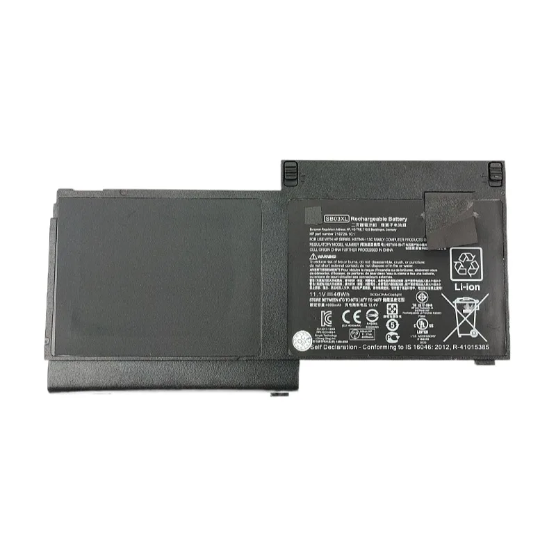 
Original laptop battery for EliteBook 720 725 820 G1 G2 SB03XL SB03046XL HSTNN-L13C HSTNN-LB4T 11.1V 46Wh 