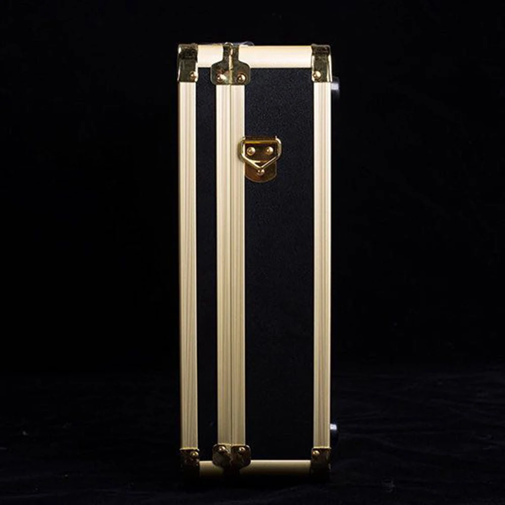 barber kit with beautiful aluminum briefcase hair clipper blade case barber scissors machine box barber case combination lock