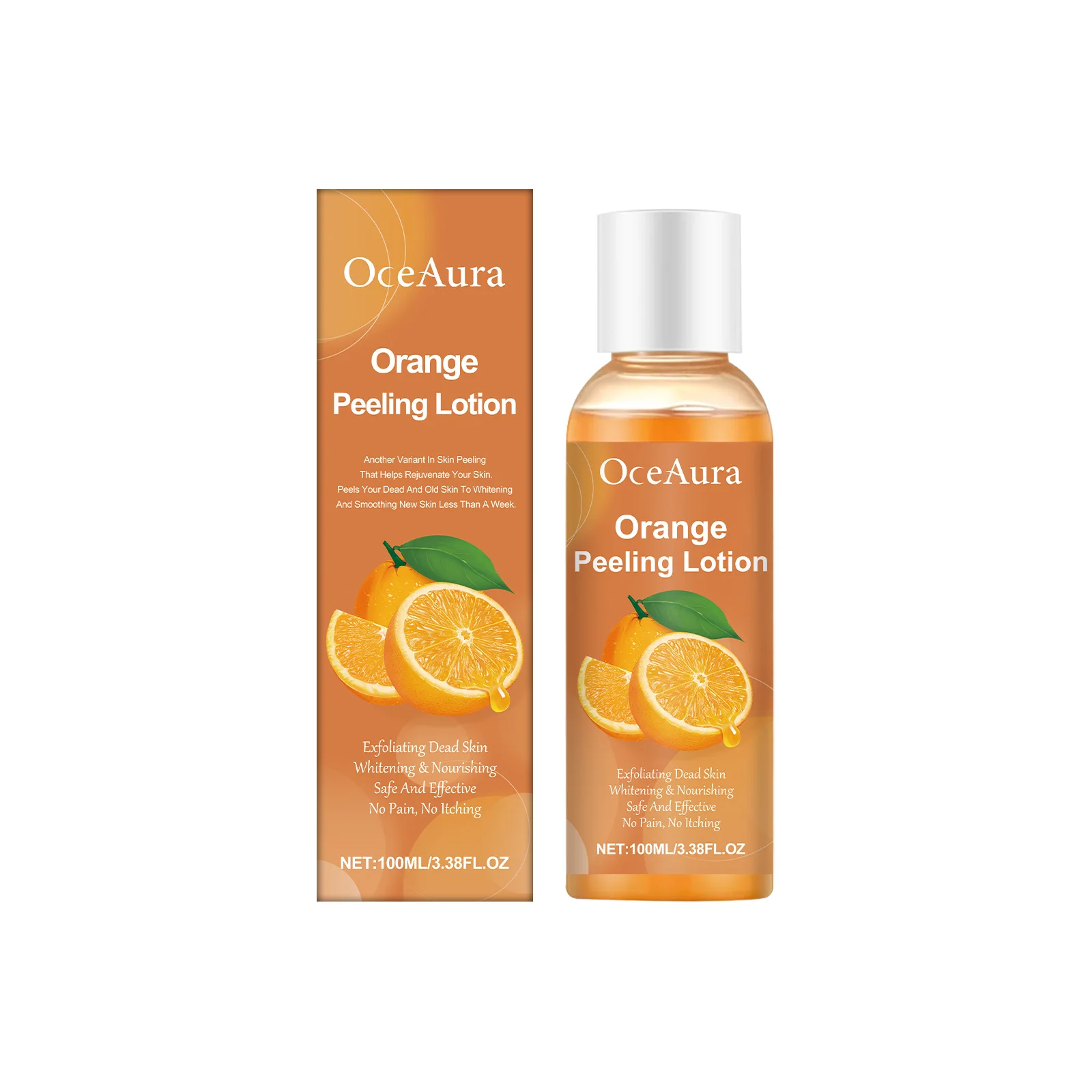 Orange Peel Exfoliating Essential Oil Massage Oil Hydrotherapy Natural Herbal Body Massage Oil