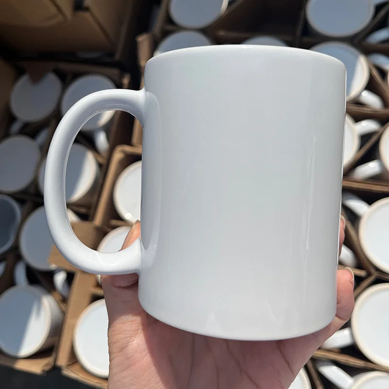 Factory Wholesale Hot Sublimation Ceramic Mug Coffee Cup Thermal Transfer Coating Ceramic Cup