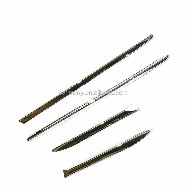 Professional car accessories chrome car door trim side decorative strip door molding for Lexus LX570 2008-2020